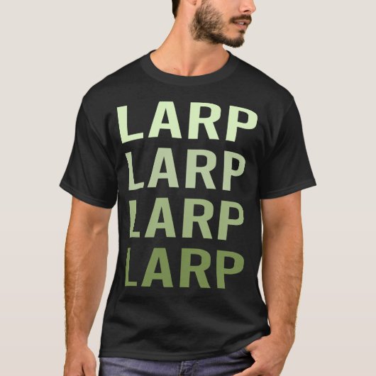 Larp Larping RPG Rollenspel Rollenspel T-shirt (Voorkant)