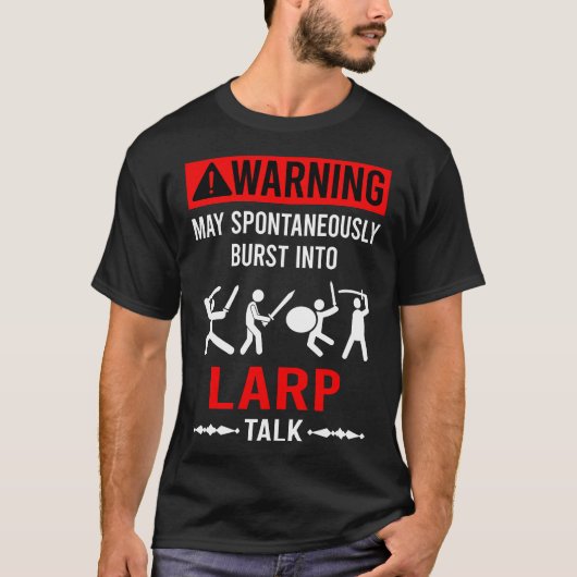 Larp Larping RPG Rollenspel Rollenspel T-shirt (Voorkant)