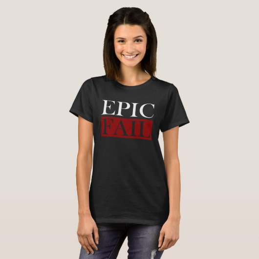 Larping Events EPIC FAIL T-shirt (Voorkant volledig)