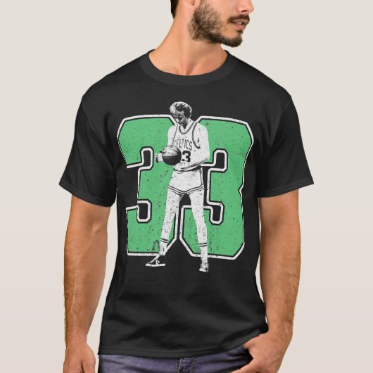 Larry Bird 33 T-shirt (Voorkant)