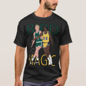 Larry Bird And Magic Johnson T-shirt (Voorkant)