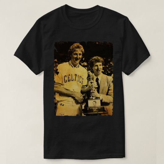 Larry Bird  ontwerp van basketbal T-shirt (Design voorkant)