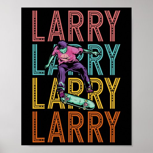 Larry Custom Skateboarding Hob Poster (Voorkant)