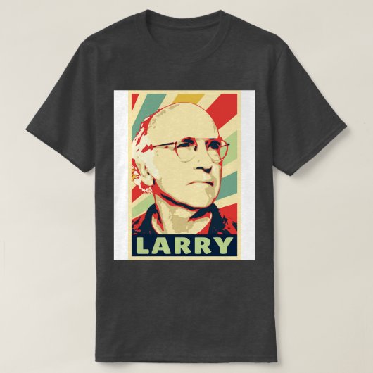 Larry David  Kleuren T-shirt (Design voorkant)