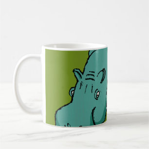 Larry de Hippo. Koffiemok