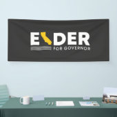 Larry Elder voor California Governor     Spandoek (Beurs)