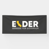 Larry Elder voor California Governor Spandoek (Horizontaal)