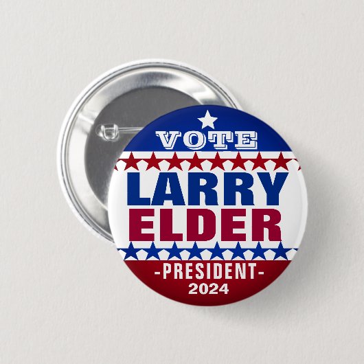 Larry Elder voor President 2024 Campaign Button (Voorkant /achterkant)