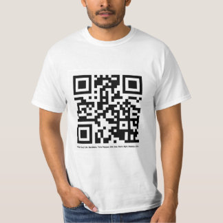 Larry Hankin Die Guy QR Code T-shirt