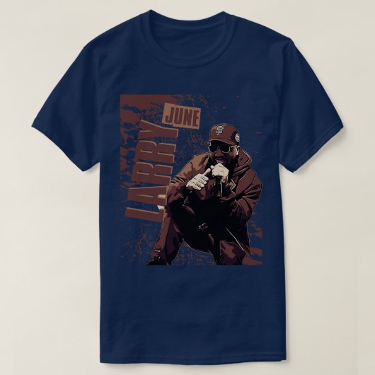 Larry June Hip Hop T-shirt (Design voorkant)