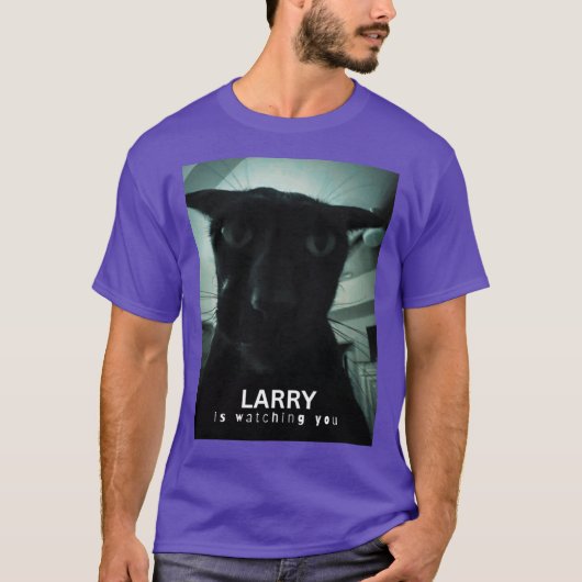 LARRY kijkt naar jou grappig cadeau T-shirt (Voorkant)