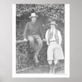 Larry Larom en een vrouw die zich kandidaat stelt. Poster (Voorkant)