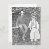 Larry Larom en vrouwen het stellen Briefkaart (Voorkant / Achterkant)