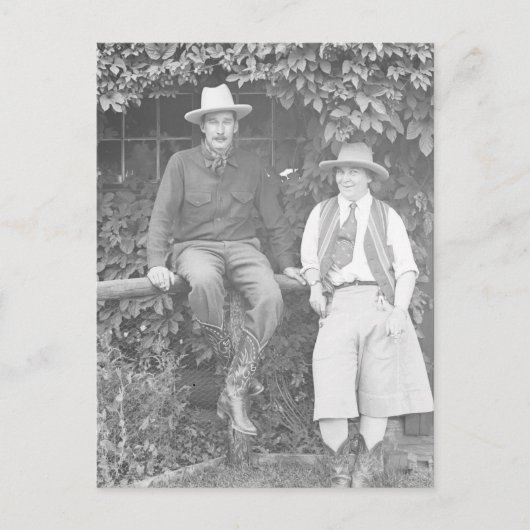 Larry Larom en vrouwen het stellen Briefkaart (Voorkant)