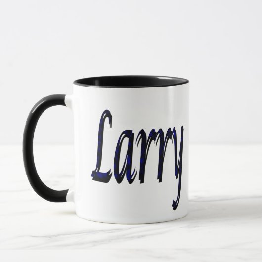 Larry, naam, Logo, Mok (Links)