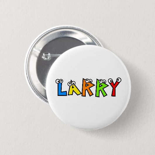 Larry Ronde Button 5,7 Cm (Voorkant /achterkant)