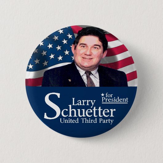 Larry Schuetter voor president 2012 Ronde Button 5,7 Cm (Voorkant)