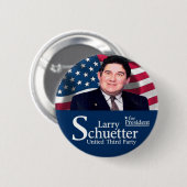 Larry Schuetter voor president 2012 Ronde Button 5,7 Cm (Voorkant /achterkant)