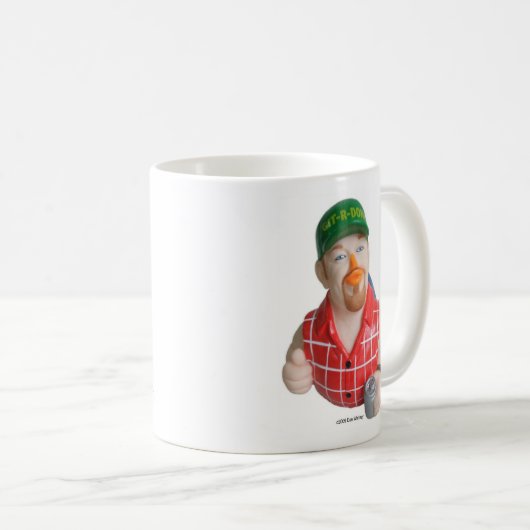 Larry the Cable Guy Rubber Duck Mokken (Voorkant rechts)