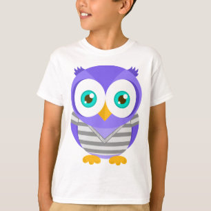 Larry the Paarse Owl (Origineel) T-shirt