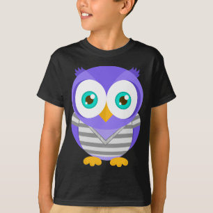 Larry the Paarse Owl (Origineel) T-shirt