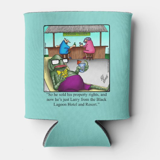 Larry uit de Koelbox van de Black Lagoon Blikjeskoeler (Voorkant)