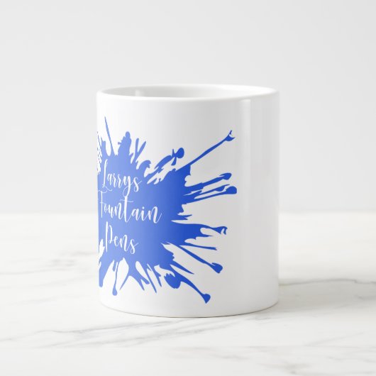 Larry's fontein Pens Cup Grote Koffiekop (Voorkant)