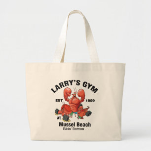 Larry's Gym Bij Mosselstrand Grote Tote Bag