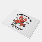 Larry's Gym bij Mussel Beach Deurmat (Schuin)