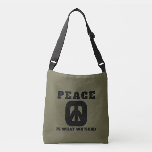 LARRYSTOTES PEACE (IWWN) Crossbody Bag Crossbody Tas (Voorkant)
