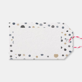 Lars Confetti Watercolor Stippen Cadeaubijslage Cadeaulabel