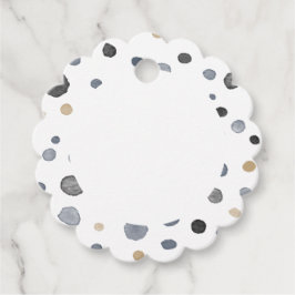 Lars Confetti Watercolor Stippen Favor Tags Bedankjes Labels