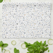 Lars Confetti Watercolor Stippen Keukenhanddoek (Gevouwen)