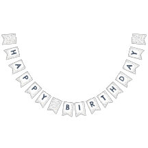 Lars Confetti Waterverf Stippen Bunting Flag