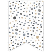 Lars Confetti Waterverf Stippen Bunting Flag Vlaggetjes (Eerste vlag)