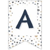 Lars Confetti Waterverf Stippen Bunting Flag Vlaggetjes (Derde vlag)