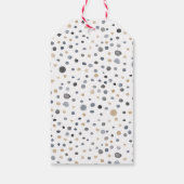 Lars Confetti Waterverf Stippen Gift Label Cadeaulabel (Achterkant)