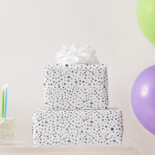 Lars Confetti Waterverf Stippen inpakpapier