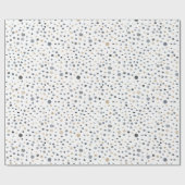 Lars Confetti Waterverf Stippen inpakpapier (Vlak)