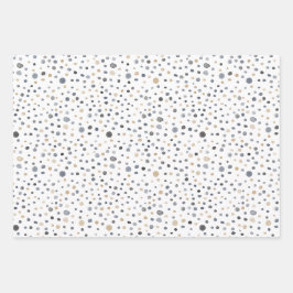 Lars Confetti Waterverf Stippen inpakpapier Vel