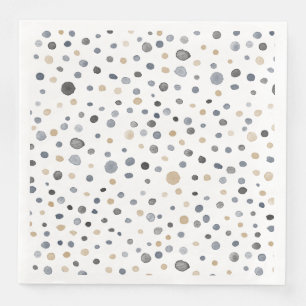 Lars Confetti Waterverf Stippen Papier servet