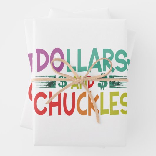 Lars en grinniken inpakpapier vel (In situ)