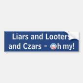 Lars en Looters en Czars - Oh mijn Bumpersticker (Voorkant)