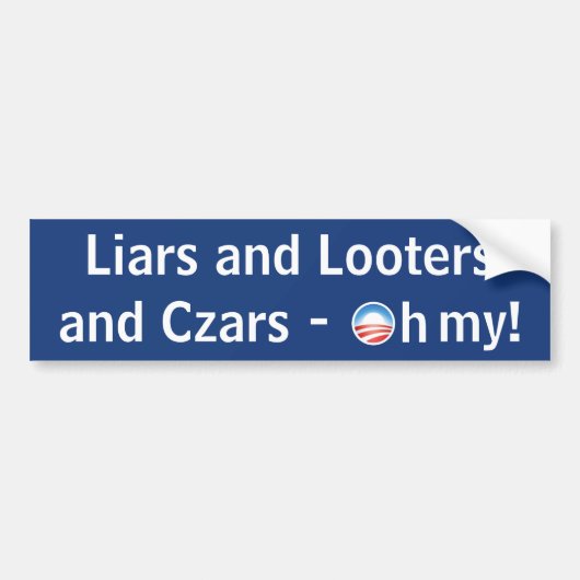 Lars en Looters en Czars - Oh mijn Bumpersticker (Voorkant)