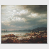 Lars Hertervig kustlandschap Cadeaupapier (Vlak)