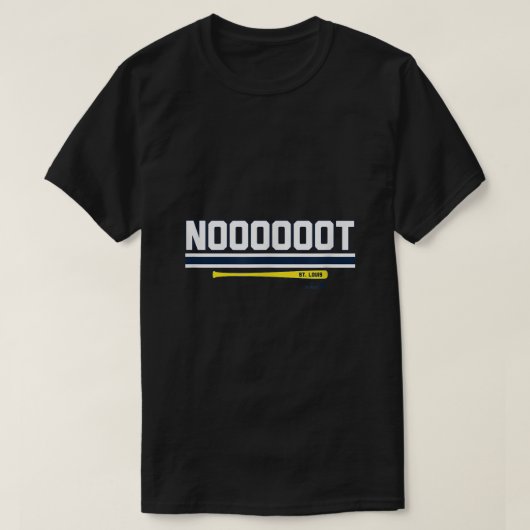 Lars Nootbar NOOOOOOT St Louis Baseball T-shirt (Design voorkant)