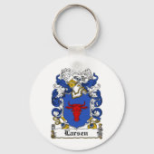 Larsen Family Crest Sleutelhanger (Voorkant)