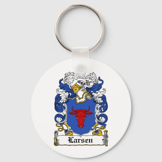 Larsen Family Crest Sleutelhanger (Voorkant)