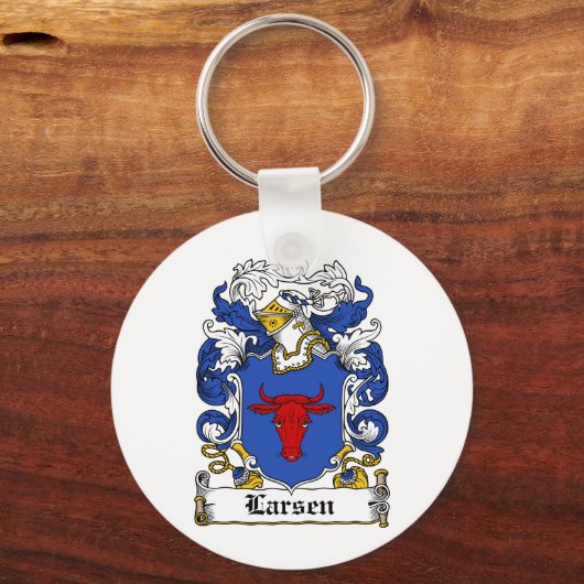 Larsen Family Crest Sleutelhanger (Voorkant)