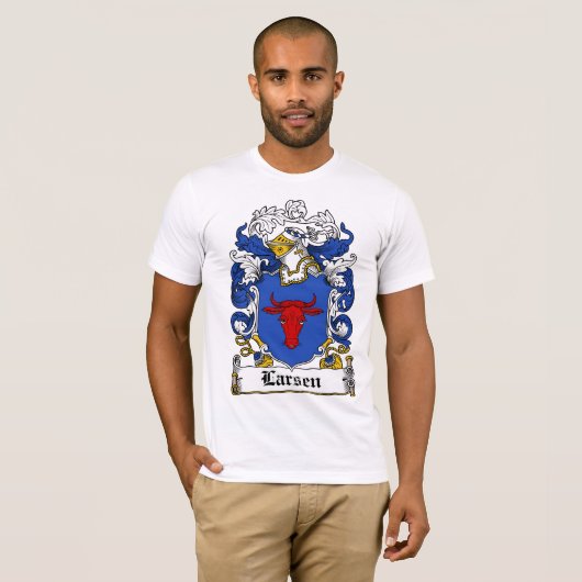 Larsen Family Crest T-shirt (Voorkant volledig)